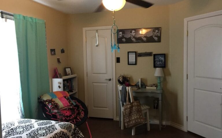 311 HCR 3110 N Gracies room showing closet and outside door 768x479